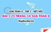 Bài 1.21 SGK Toán 8 tập 1 Kết nối tri thức